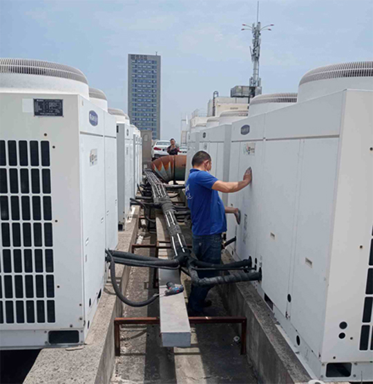 离石中央空调制热和不制冷系统维修方法